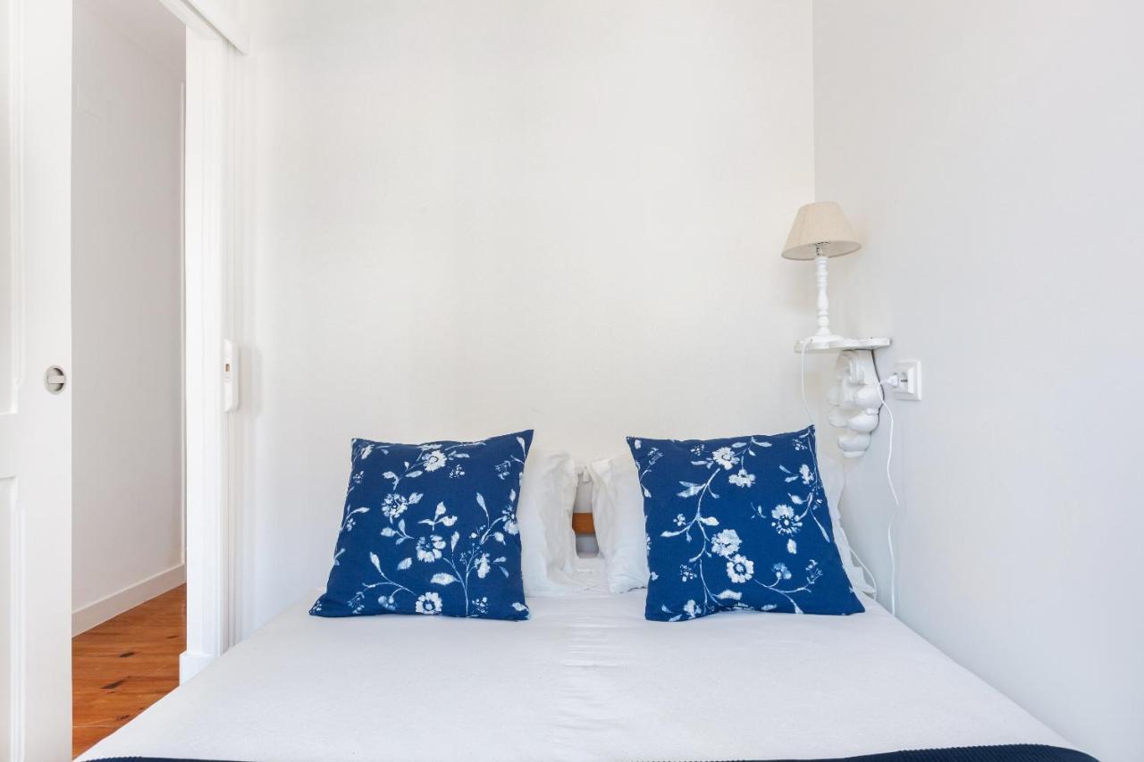 White & Blue Vintage Home In Graca Lizbona Zewnętrze zdjęcie